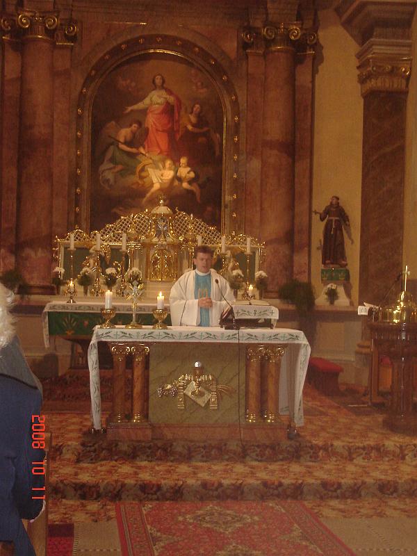 jesen_2008_034.jpg - Z púte do Topolčianok 11. októbra 2008. Svätú omšu slúžil náš milý vdp. kaplán Marián Bér